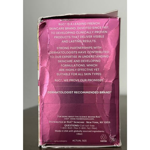 RoC Retinol Correxion Max Hydration Anti Aging Face & Wrinkle Moisturizer - Picture 6 of 7